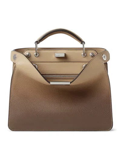 FENDI FENDI MEN PEEKABOO ISEEU SMALL LEATHER BAG