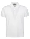 Fendi Men Polo In Piquet In White