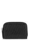 Fendi Men Printed Leather Coin Purse In Multicolor