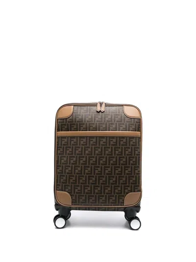 FENDI MEN'S PRINTED MONOGRAM TROLLEY