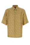 Fendi Ff Labyrinth Silk Shirt In Multicolor