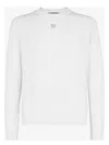 Fendi White Virgin Wool Sweater In Bianco