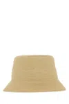Fendi Men Raffia Bucket Hat In Brown