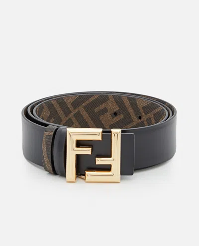 Fendi Men Regular Belt In Brown