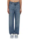 Fendi Long Jeans In Blue