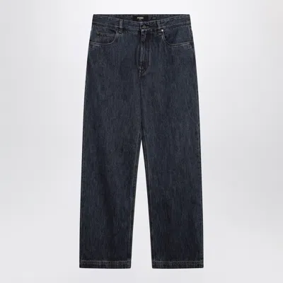 Fendi Men's Relaxed-fit Jeans In Blue