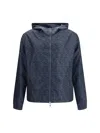 Fendi K-way Reversibile In Poliestere Stampato  Uomo
