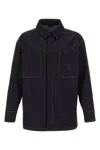 Fendi Embroidered Ff Long-sleeved Denim Jacket