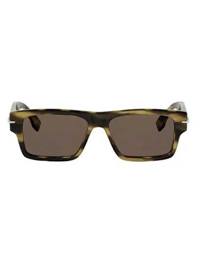 FENDI MEN'S SELLERIA 54MM RECTANGULAR SUNGLASSES