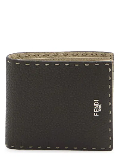 Fendi Selleria Wallet In Brown