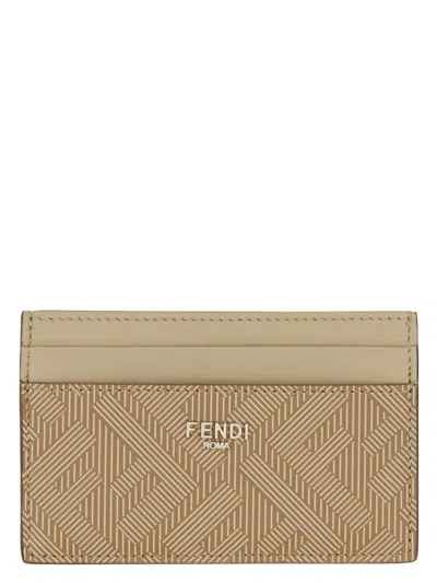 FENDI MEN'S SHADOW CARD HOLDER