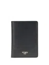Fendi Shadow Card Holder In Black