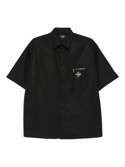 FENDI FENDI MEN SHIRT `FENDI ROMA` POCKET