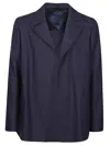 Fendi Men Single-breasted Blazer In Blue