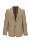 FENDI FENDI MEN SINGLE-BREASTED WOOL BLAZER