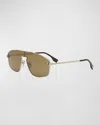 Fendi Sky Fe40129u 32e In Gold Brown