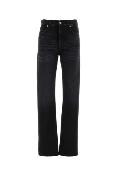 Fendi Men's Slim-fit Denim Pants In Nero