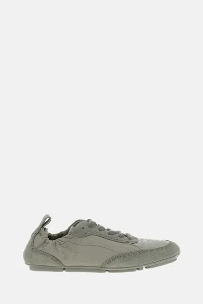 Fendi Men Sneaker Crosta Nylon Jacq.ff In Green
