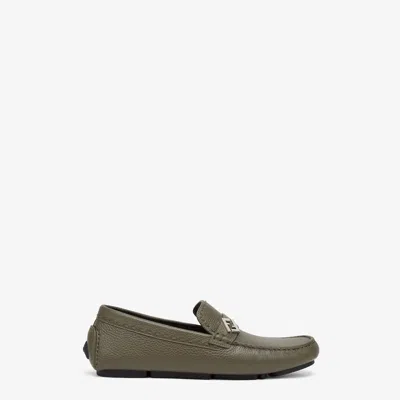 Fendi Men's Sophisticated Loafer In Militrnero