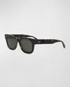 Fendi Diagonal Fe40132i 52a In Dark Havana Smoke