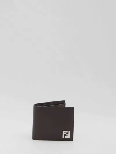 FENDI FENDI MEN SQUARED FF BIFOLD WALLET