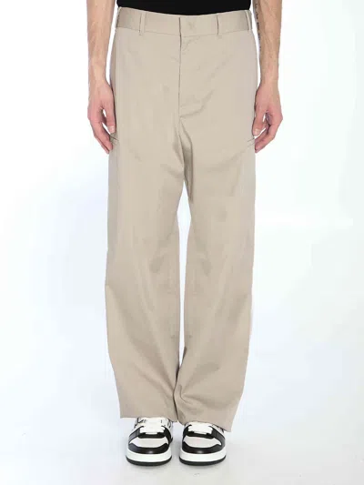 Fendi Men Straight Cargo Trousers