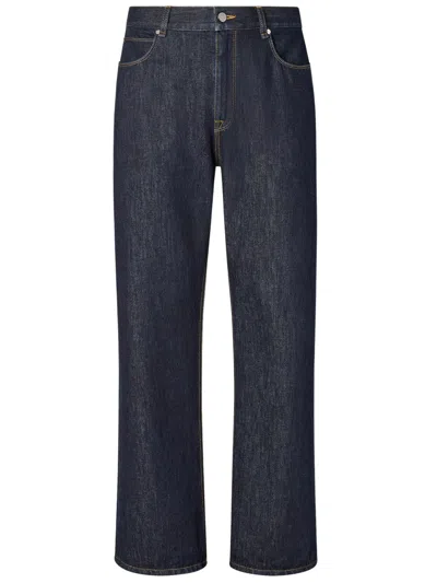FENDI FENDI MEN'S STRAIGHT-FIT HIGH-WAIST COTTON DENIM JEANS