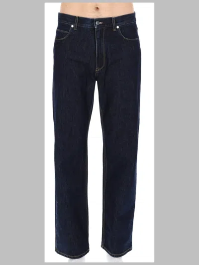 Fendi Men's Straight-leg Jeans In Blue