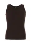 Fendi Stretch Ribbed Nylon Tank Top