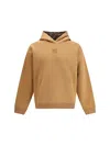 Fendi Cotton Hoodie With Ff Lining Clothing In Brown