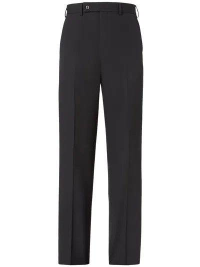 Fendi Men's Tailored Trousers For Fw25 Season In Black