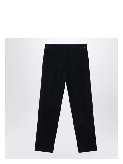 Fendi Men's Velvet Trousers In Blue