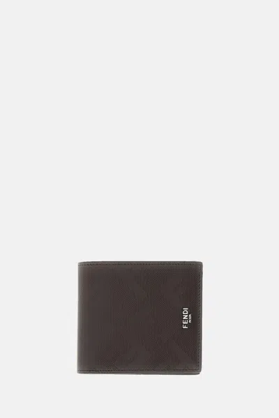 Fendi Men Wallet In Brown
