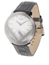 Fendi Men Watch With Logo In Black