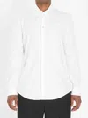 Fendi Regular Fit Cotton Shirt With Long Sleeves In White