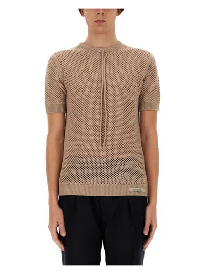 FENDI MEN'S WOOL JERSEY