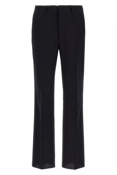 Fendi Men Wool Pants In Blue