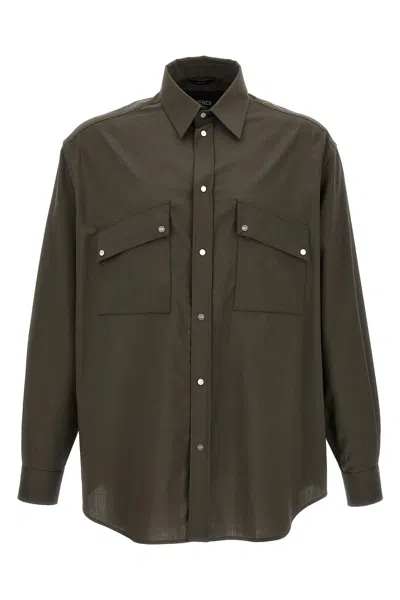 FENDI FENDI MEN WOOL SHIRT