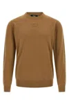 Fendi Wool Sweater Sweaters And Cardigans Beige In Brown
