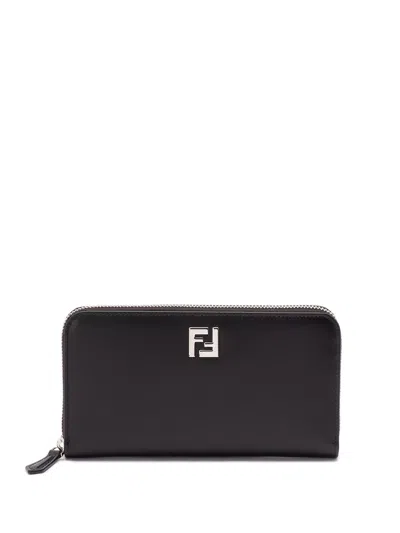 Fendi Men Zip Around Wallet In Multi