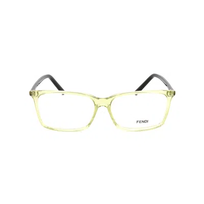 Fendi Men'spectacle Frame  -945-312  53 Mm Gbby2 In Yellow
