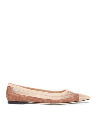 FENDI MESH COLIBRI BALLET FLATS