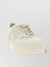 Fendi White Leather And Mesh Platform Low-tops