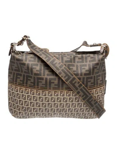 Pre-owned Fendi Messenger Bag In Brown