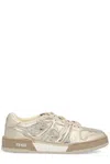 Fendi Women's Match Nappa Laminata+ric.logo Sneaker In Golden