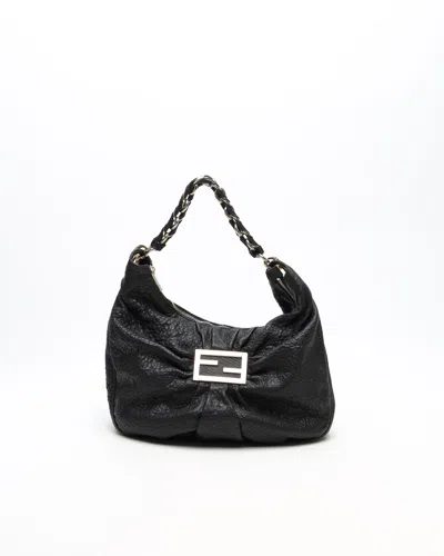 Fendi Mia Hobo Bag In Black