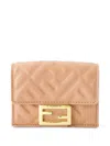Fendi Continental Baguette Wallets And Card Holders Pink In Pink