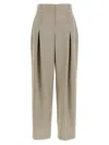 Fendi Beige Micro Check Trousers