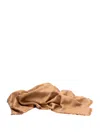 Fendi `micro Ff` Shawl In Brown