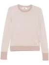 Fendi Ff-jacquard T-shirt In Pink